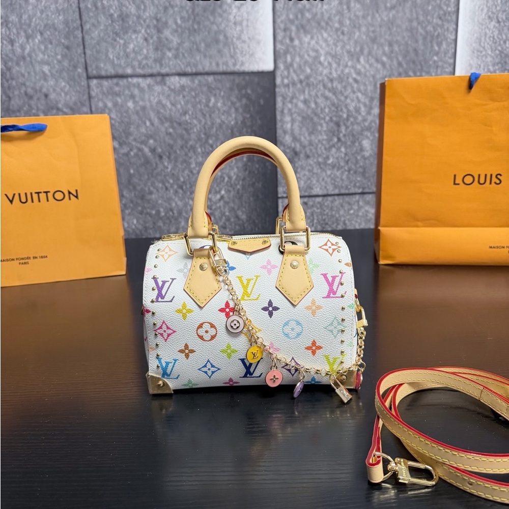 Louis Vuitton Multicolor Monogram Mini Speedy Bag… - image 1